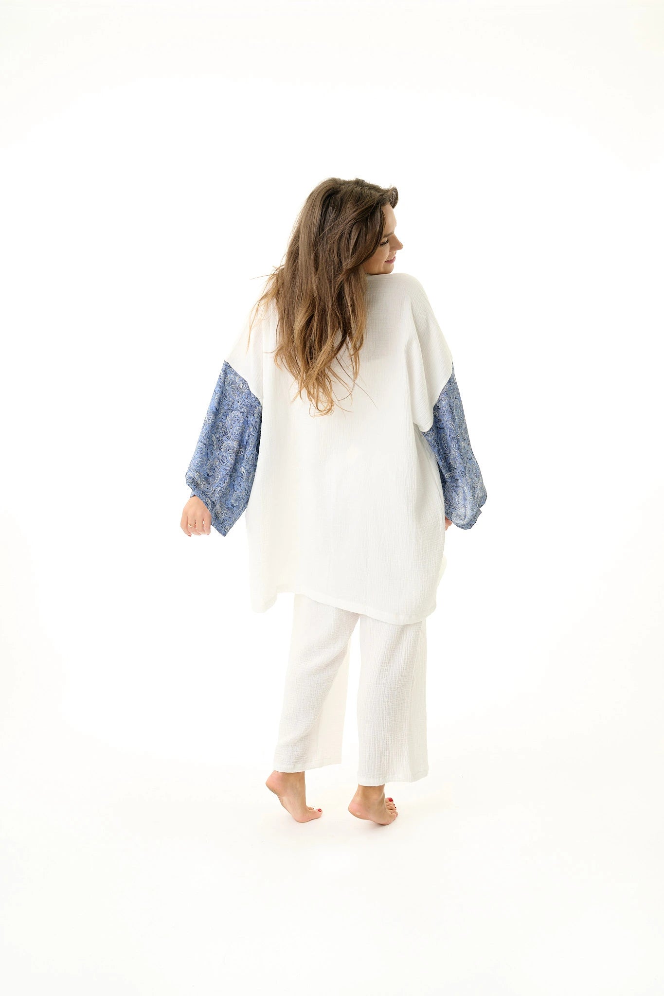 Sisters of Siam - Damen Kimono - Serenity