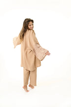 Goldener Kimono aus Baumwolle
