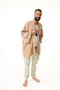 Herren Kimono braun