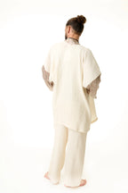 Herren Kimono beige