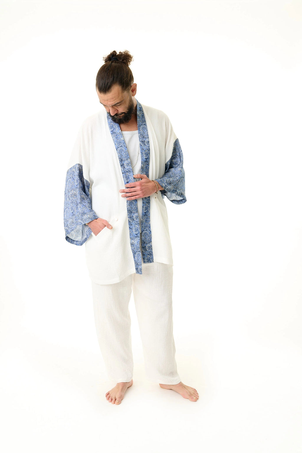Herren Kimono weiß