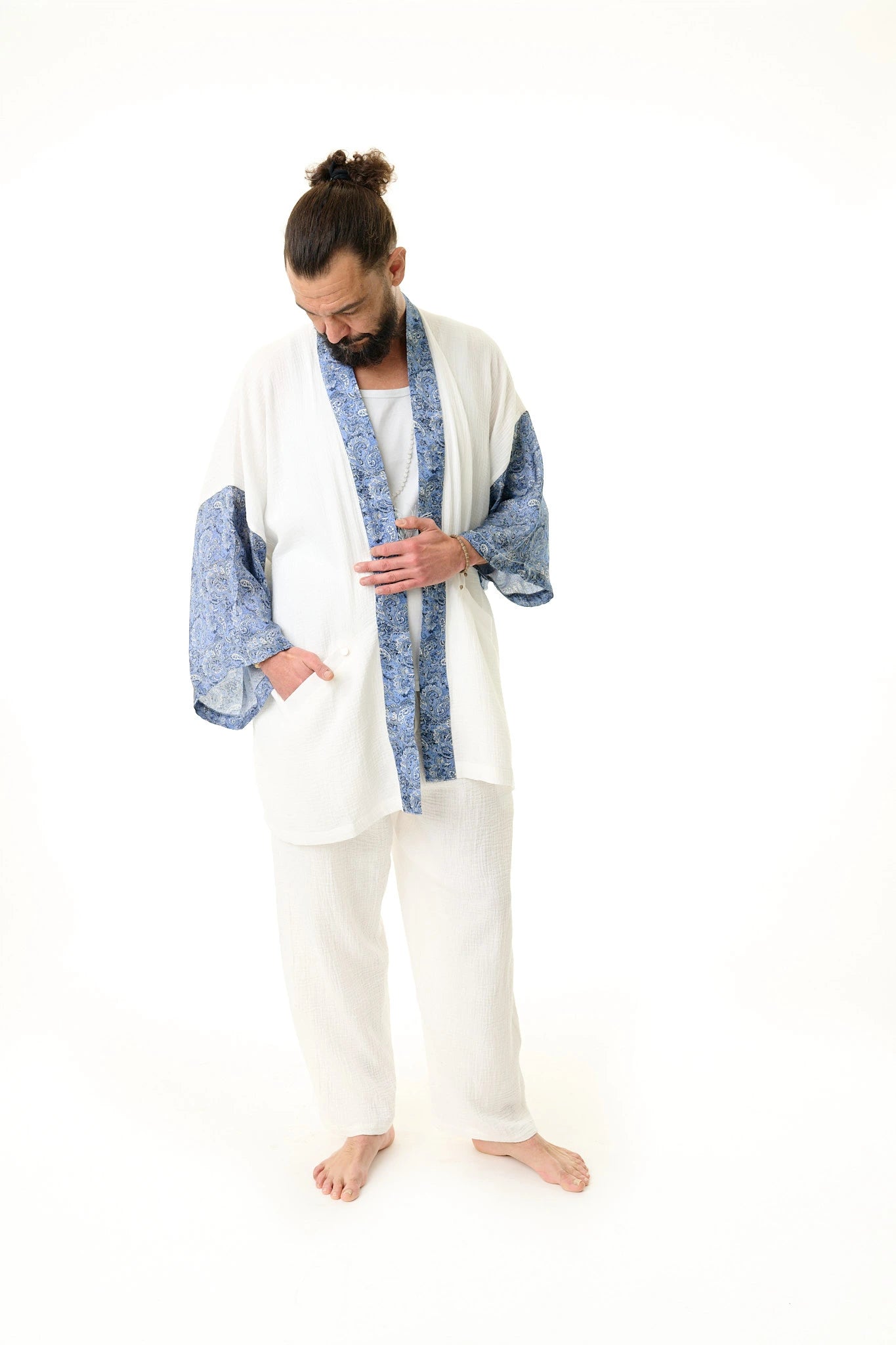 Herren Kimono weiß
