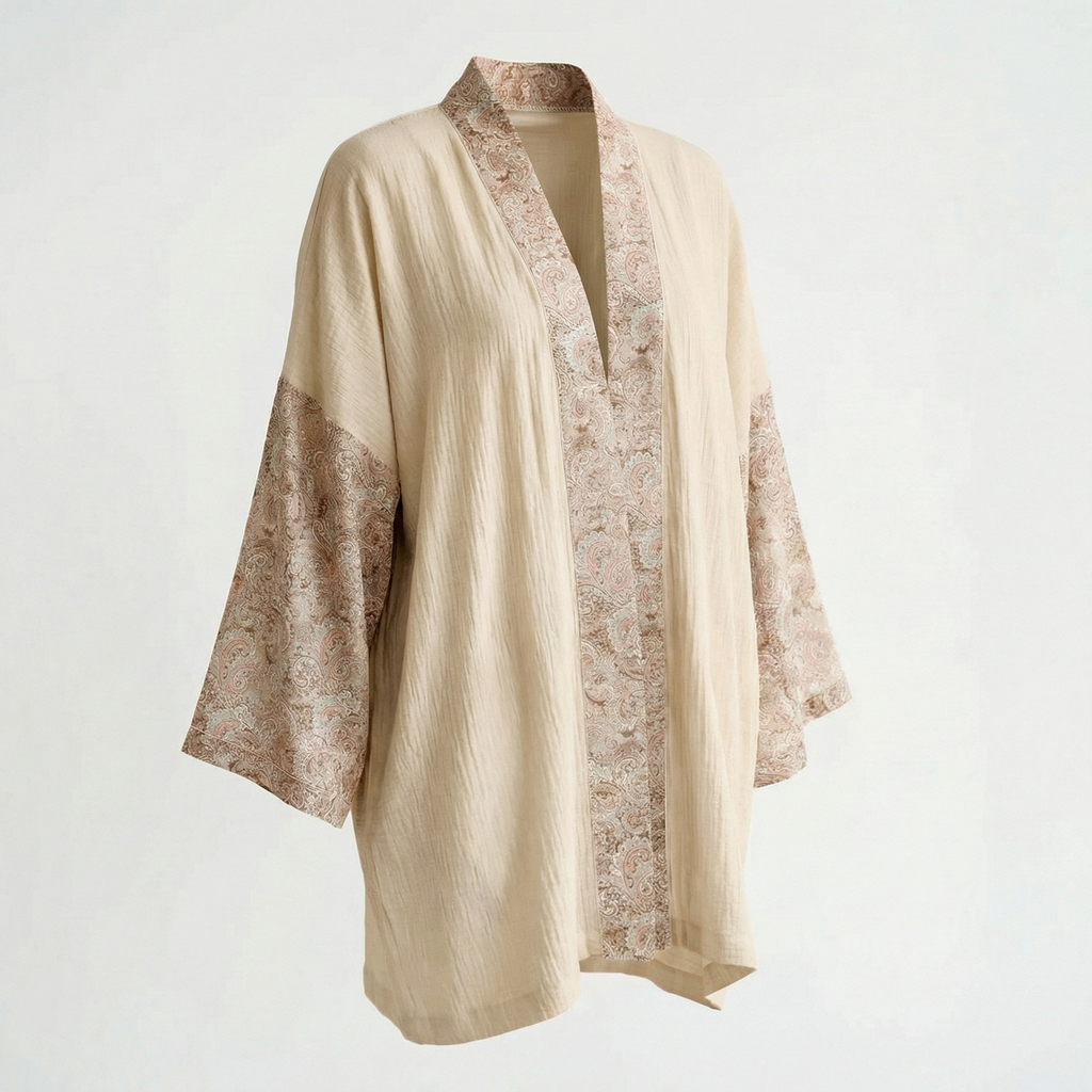 Damen Kimono braun