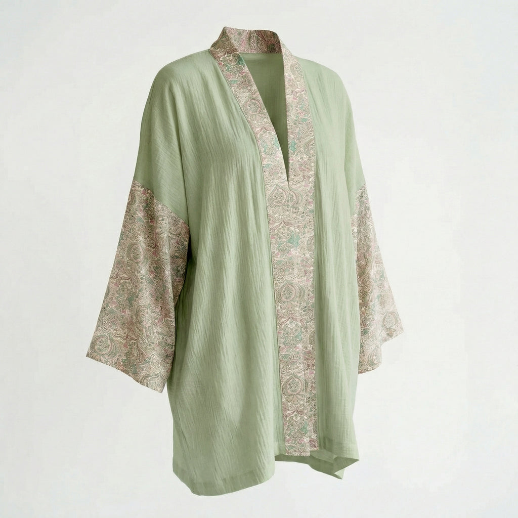 Damen Kimono grün