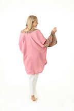 Langer Kimono im Boho Stil von hinten 