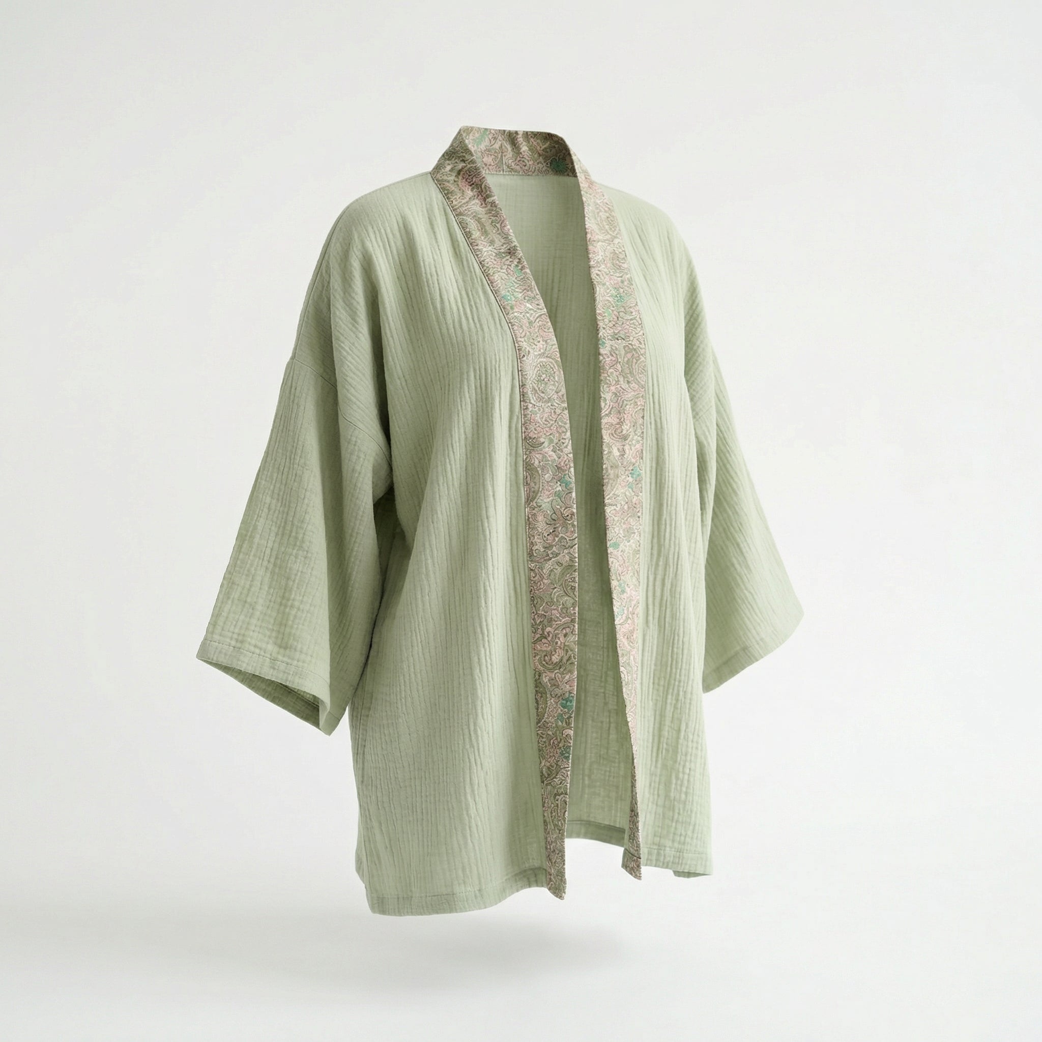 Damen Musselin Bluse grün