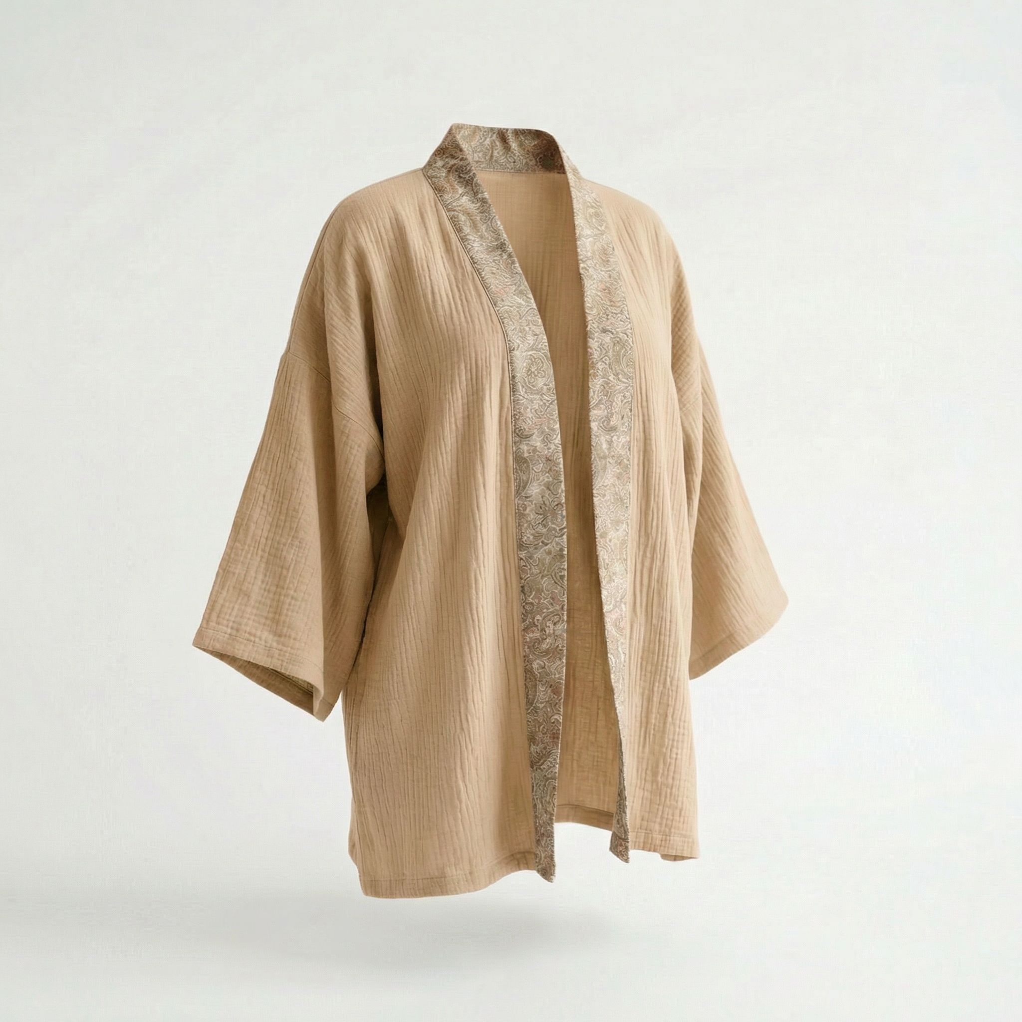 Damen Musselin Bluse braun